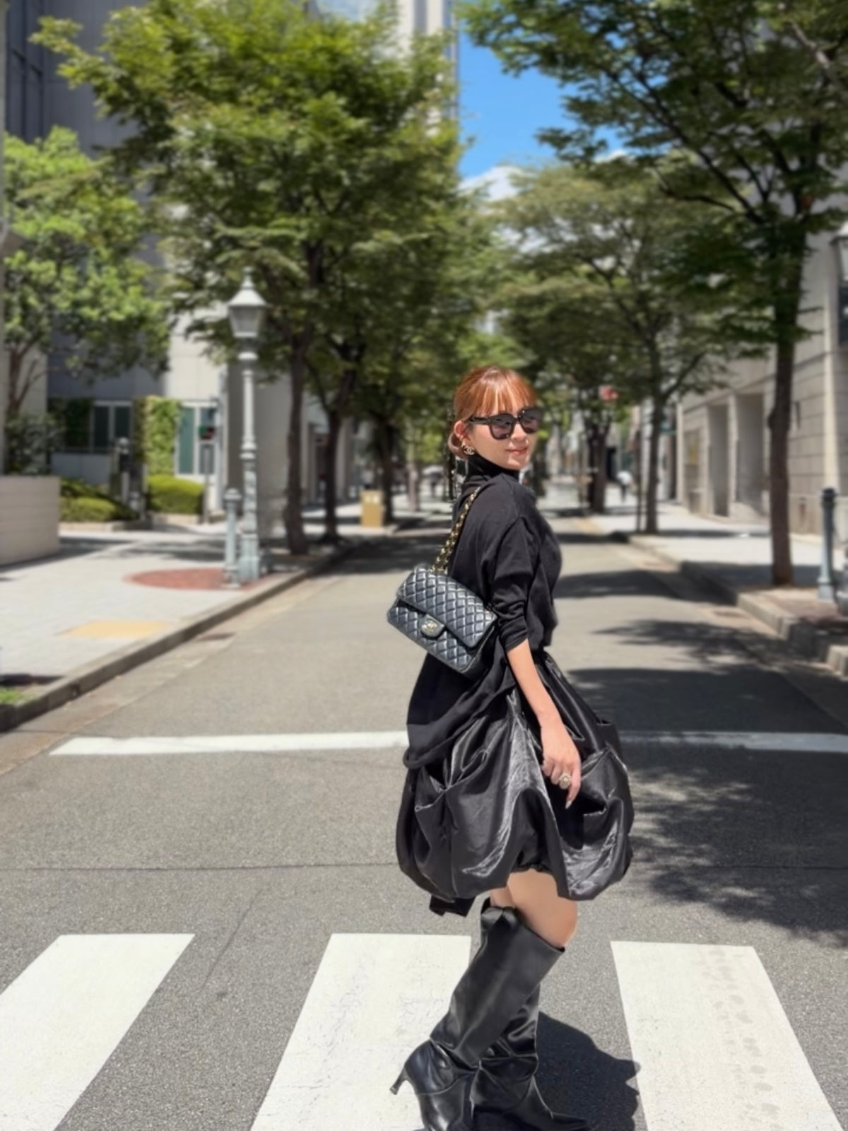 [予約] pumpkin skirt / black (11月下旬発送予定)