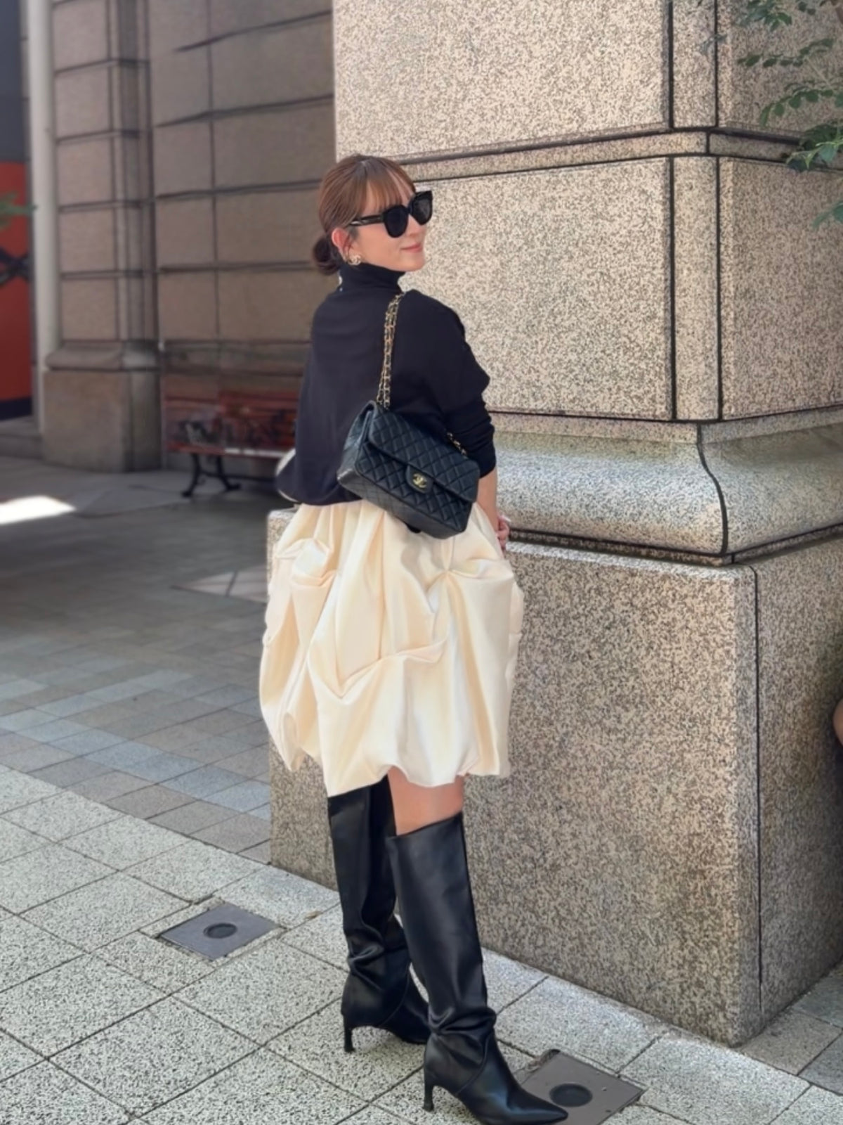 [予約] pumpkin skirt / off white (11月下旬発送予定)