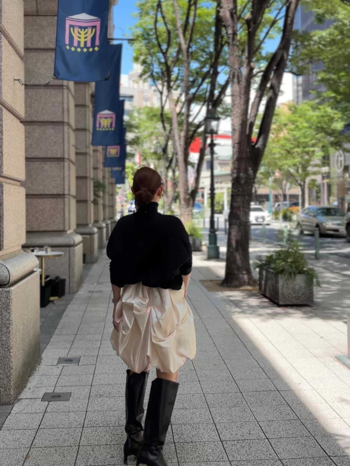 [予約] pumpkin skirt / off white (11月下旬発送予定)