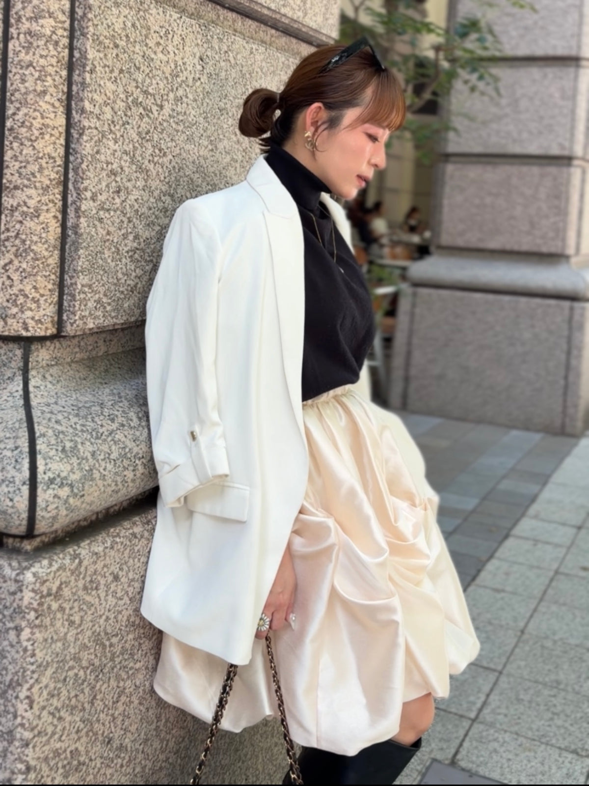 [予約] pumpkin skirt / off white (11月下旬発送予定)