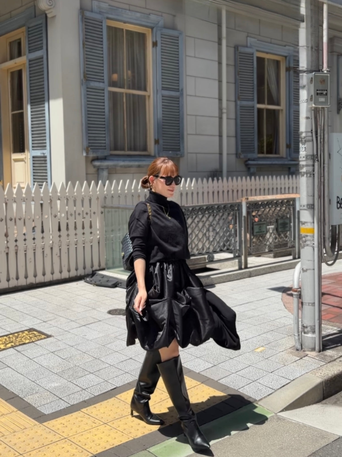 [予約] pumpkin skirt / black (11月下旬発送予定)