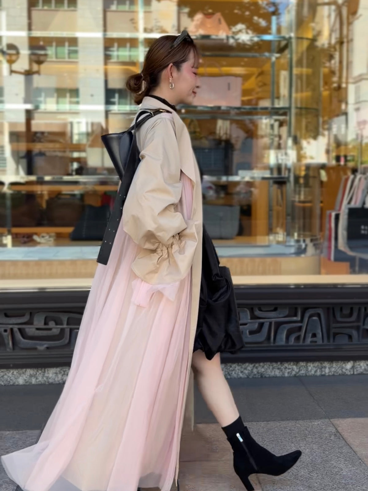[予約] trench onepiece / beige (11月下旬発送予定)