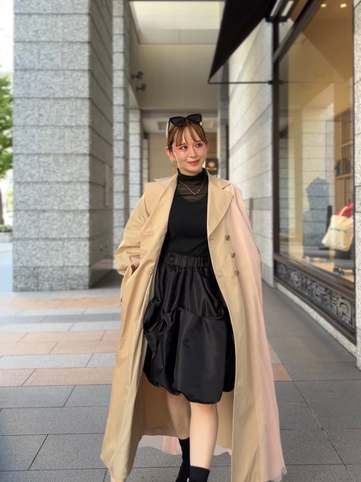 [予約] trench onepiece / beige (11月下旬発送予定)